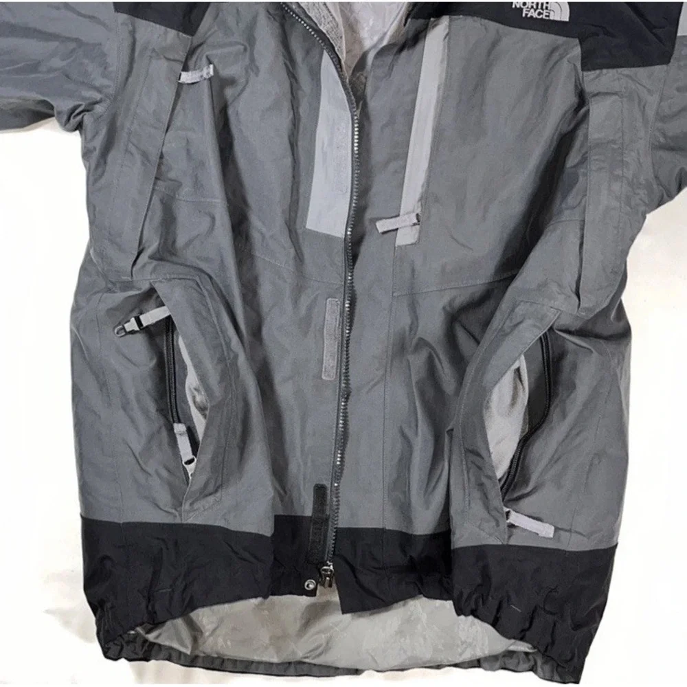 The‎ North Face HyVent 3-in-1 Parka Mens Large Gray Winter Ski Jacket Hooded TNF